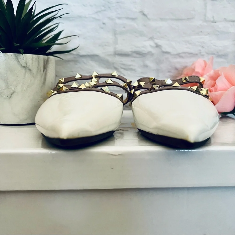 Studded Patent Leather Mules - Picture 5 of 8